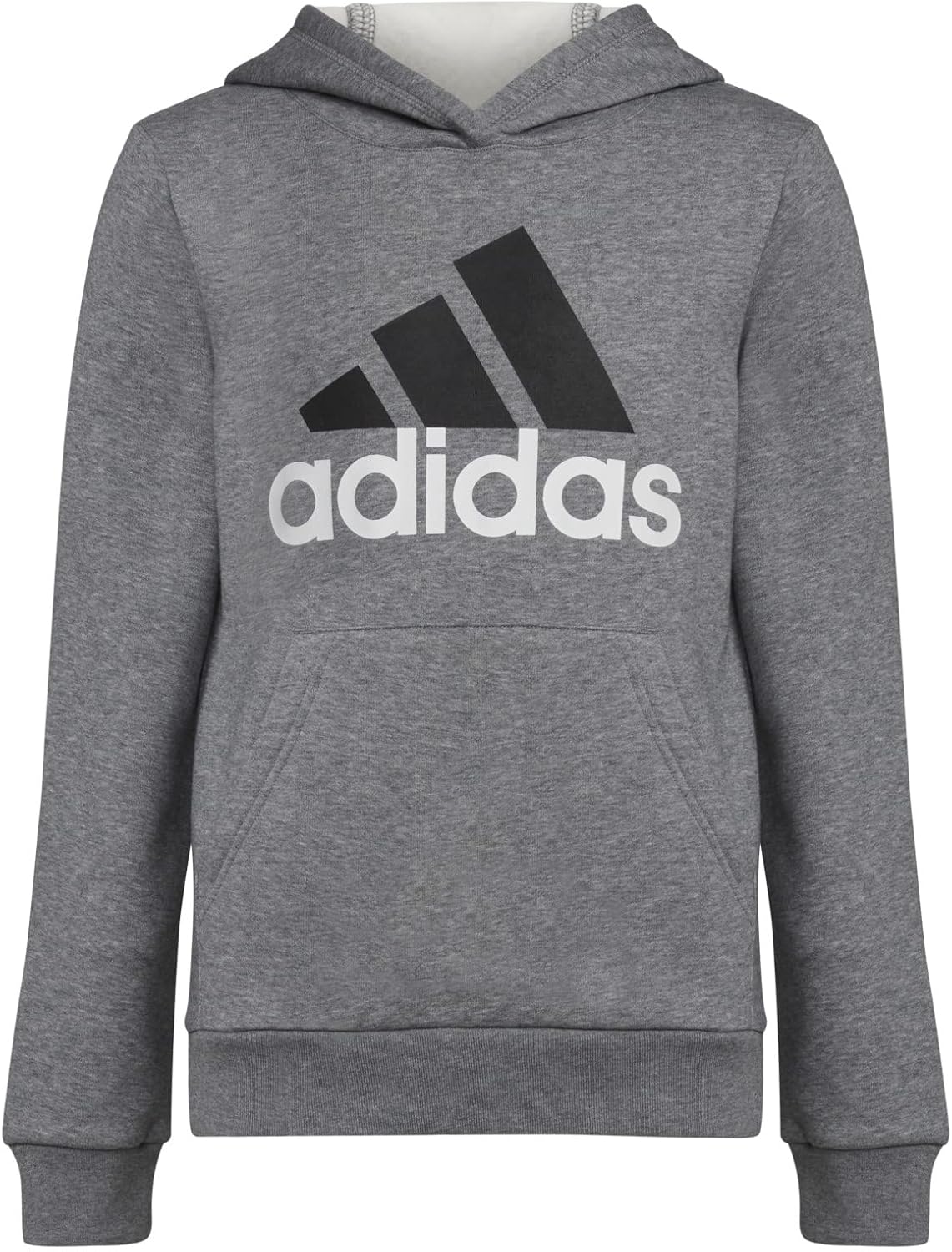 adidas Boys' Chop Hoodie, Charcoal Grey, Size M (10/12)