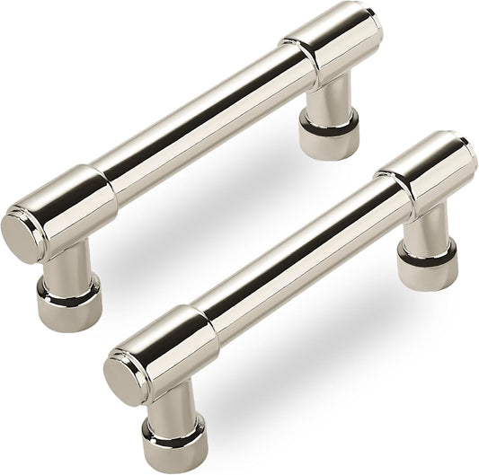 10 Pack Polished Nickel Cabinet Pulls for Kitchen Hardware