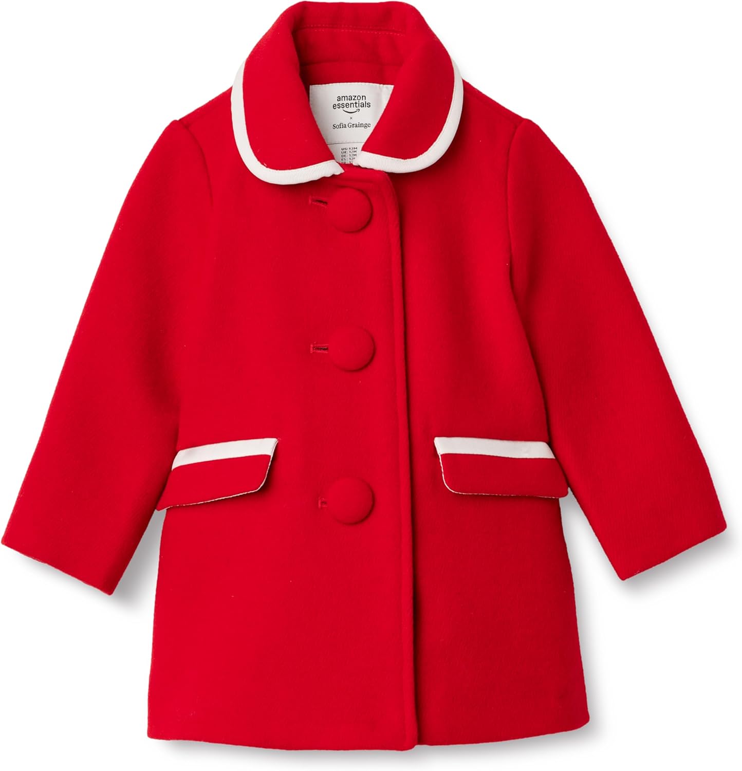 Wool Blend Coat for Toddlers and Baby Girls by Sofia Grainge