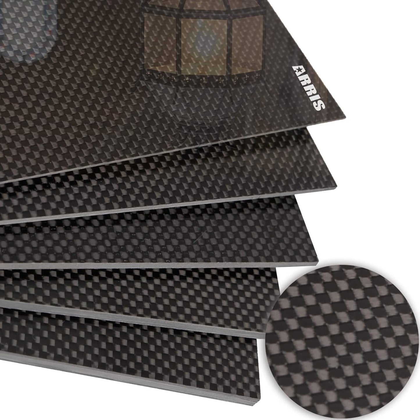 ARRIS 500X600X0.5MM Carbon Fiber Sheet for RC Models and More