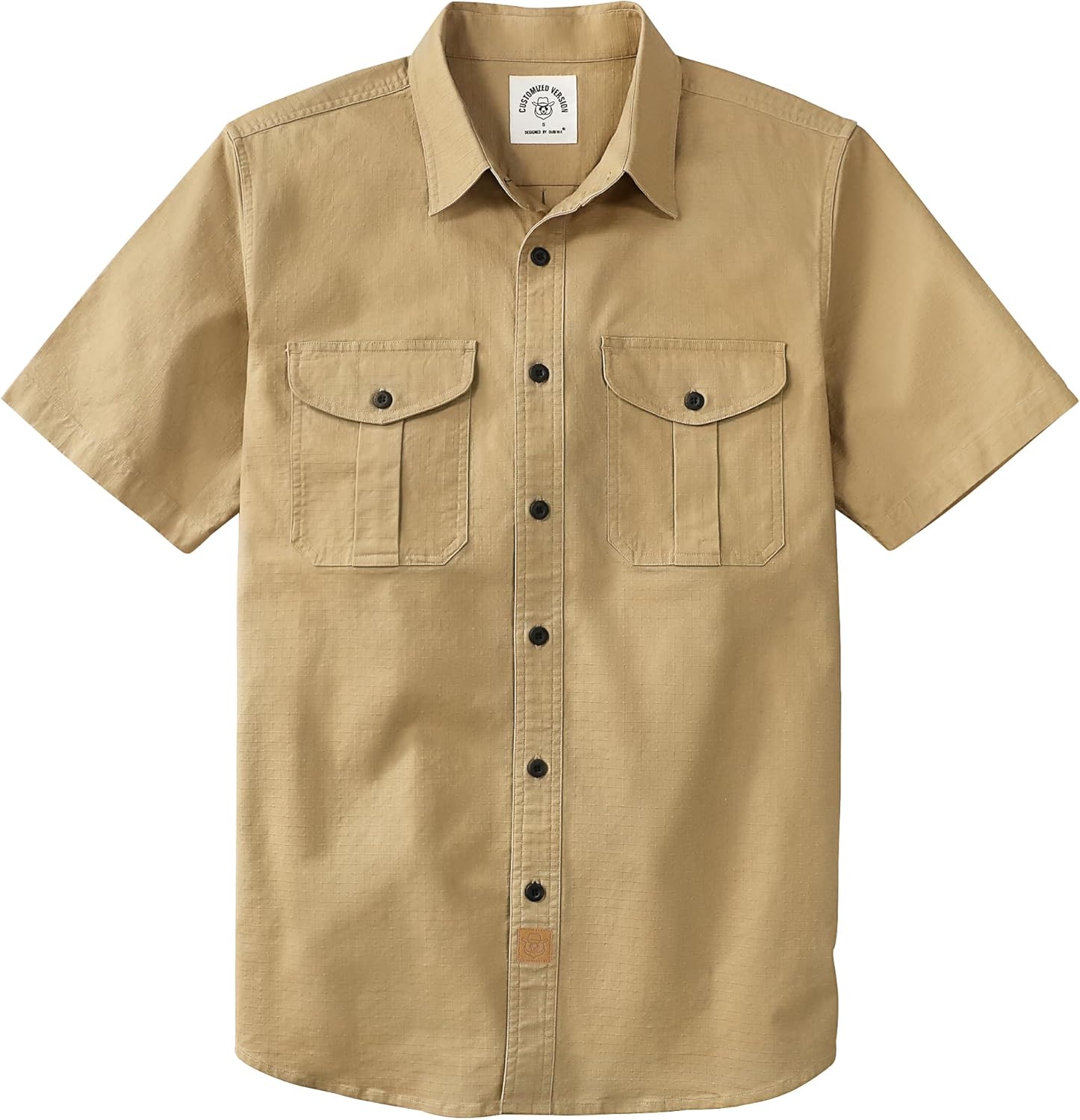 Dubinik Mens Short Sleeve Button Down Shirts for Casual Wear