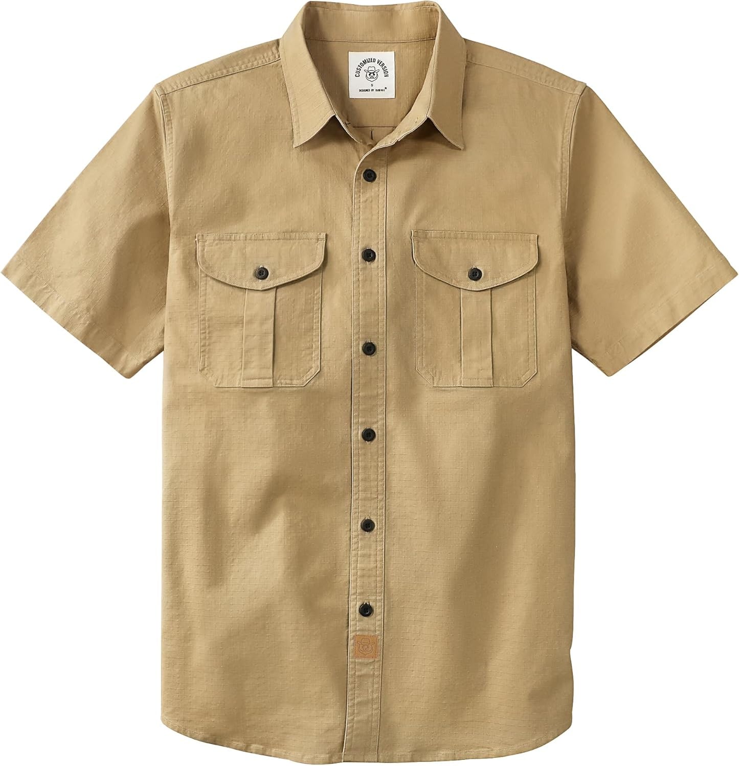Dubinik Mens Short Sleeve Button Down Shirts for Casual Wear