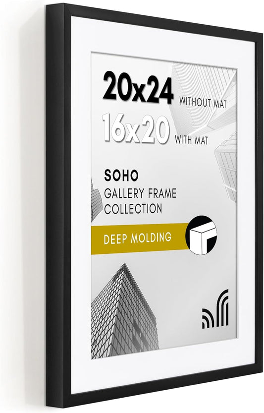 20x24 Picture Frame with Polished Plexiglass for Stylish Display