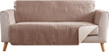 Loveseat Covers for 2 Cushion Couch - Water-Repellent Dusty Pink