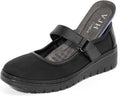 VJH confort Women s Mary Jane Flats - Breathable (Style P7SF)
