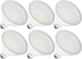 Sunco PAR38 Outdoor Flood Light Bulbs 6 Pack - Bright, Waterproof LEDs