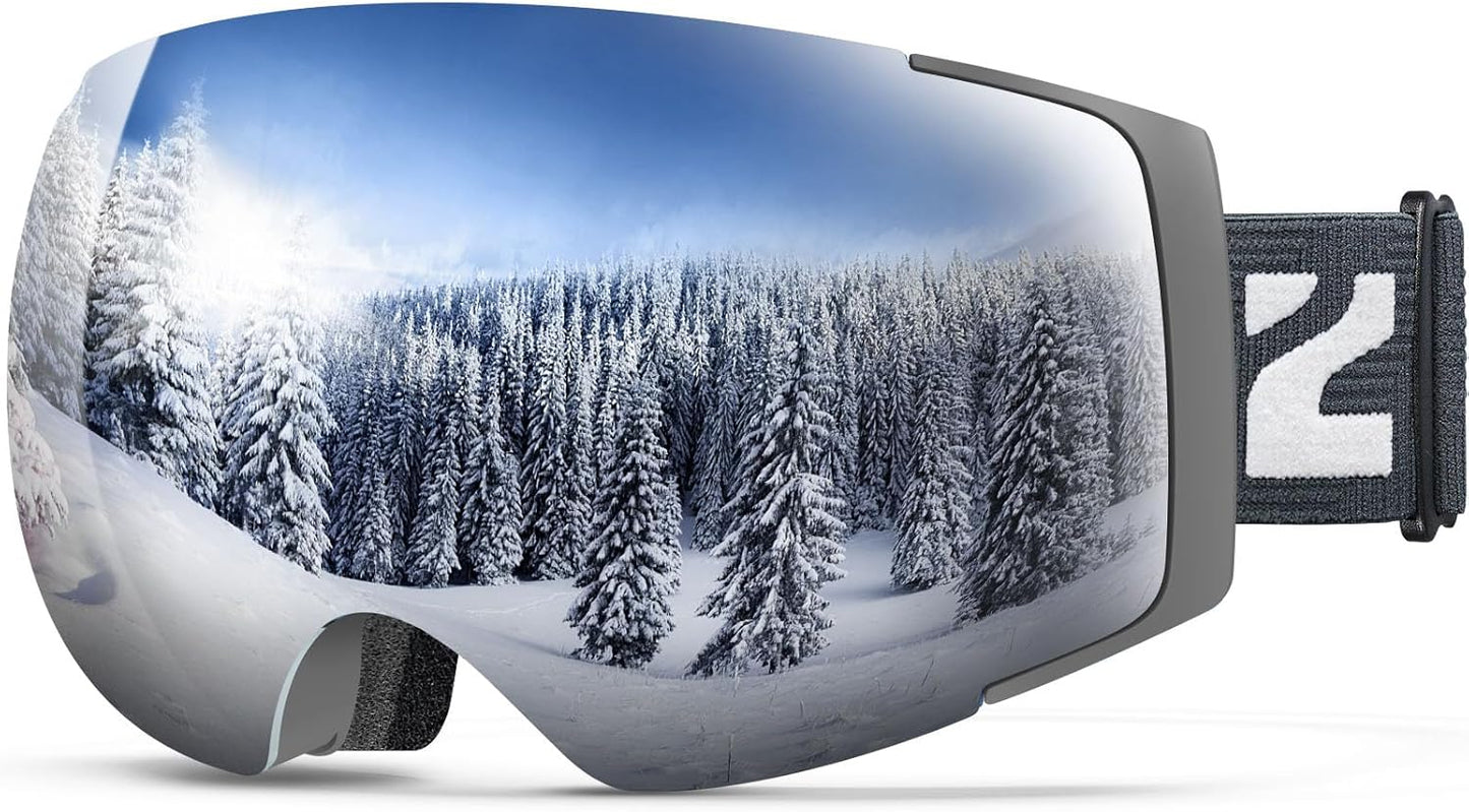 ZIONOR X4 Ski Goggles - Clear Vision for Epic Snow Adventures