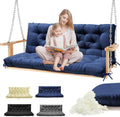 Porch Swing Cushions 60x40 in - Thick Waterproof Patio Bench Cushion