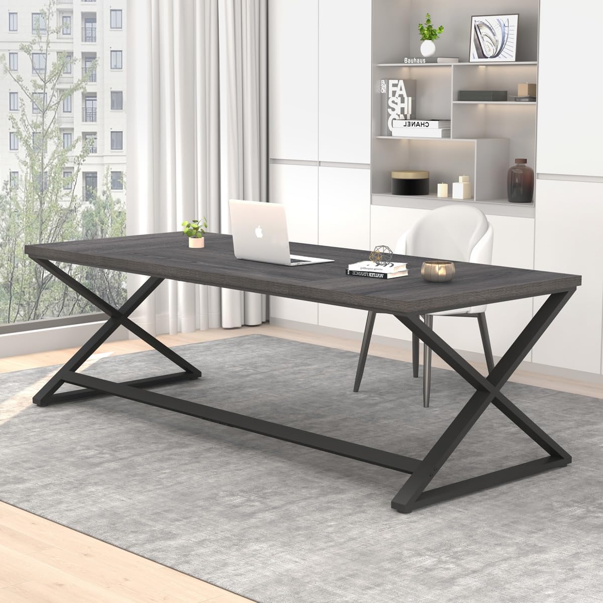 IBF 70 Large Desk: Industrial Home Office Workstation