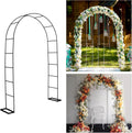 7.9 Ft H x 4.6 Ft W Metal Pergola Arbor for Garden Decoration