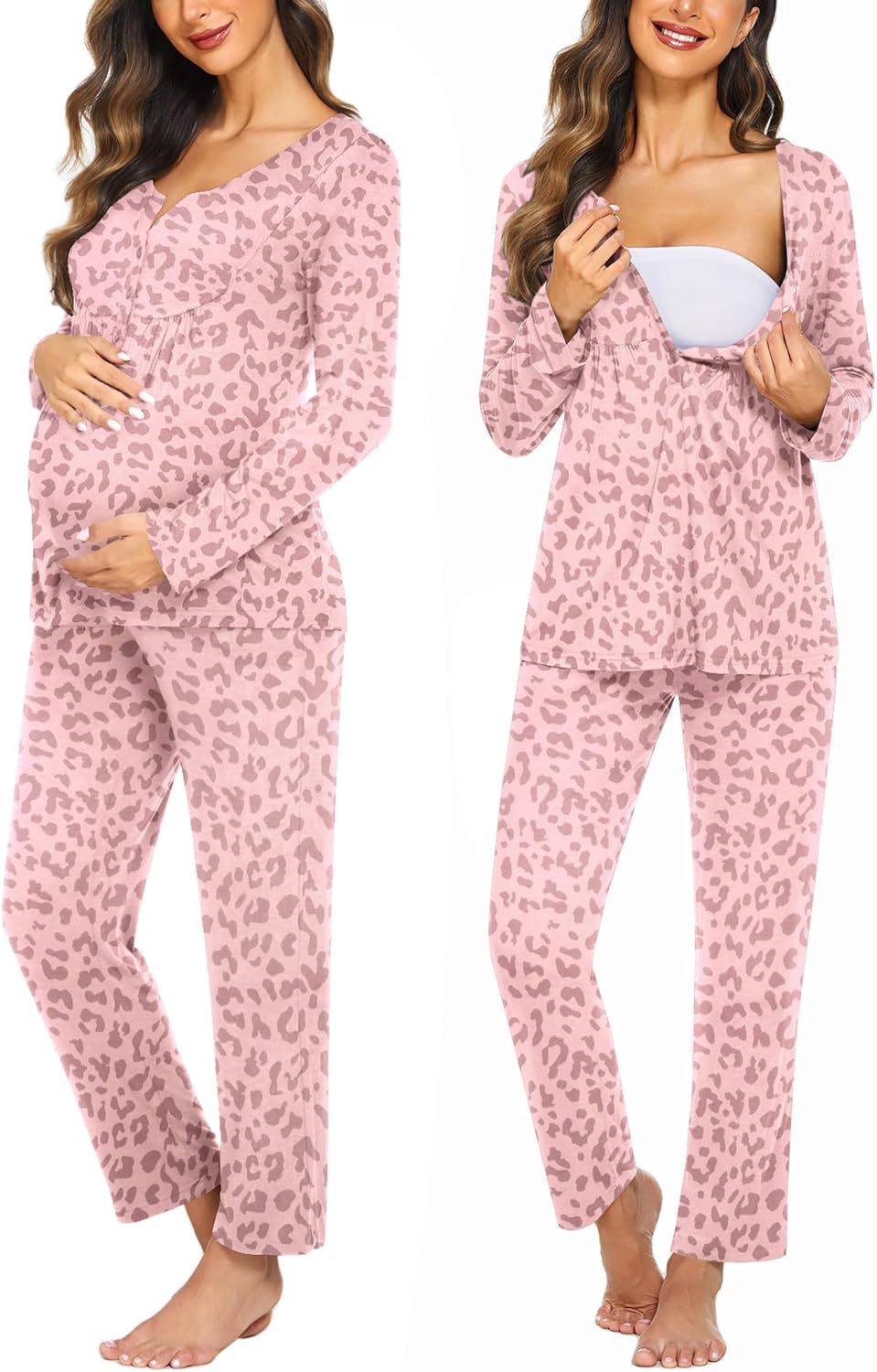 Ekouaer Maternity Nursing Pajama Sets for Comfort and Style