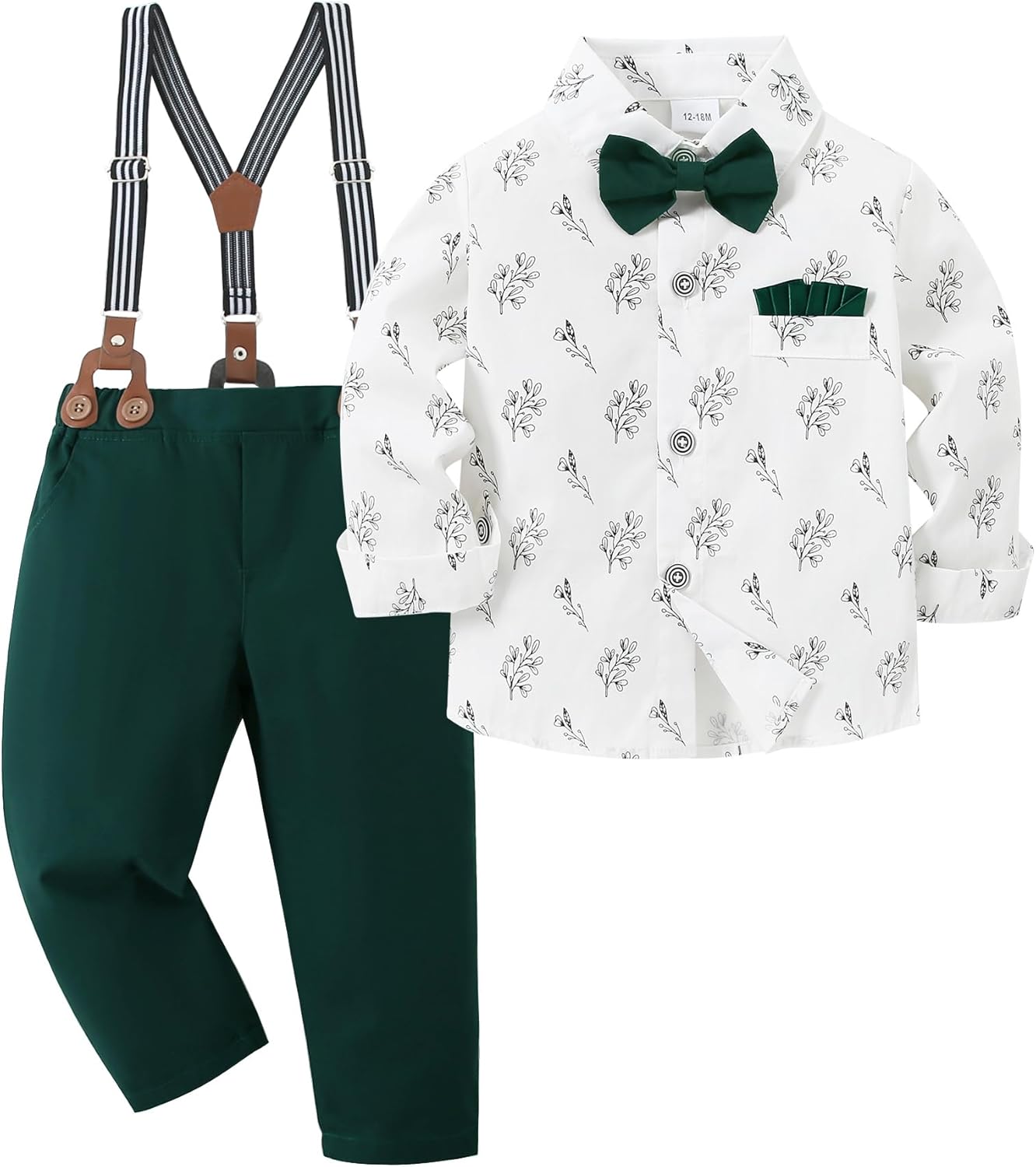 YALLET Toddler Baby Boy Clothes Suit for Weddings and Formal Events