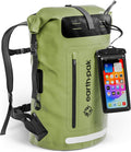 Earth Pak Waterproof Backpack - Heavy Duty Roll-Top Pack