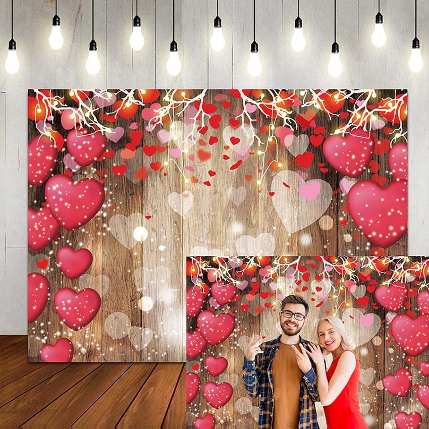 LTLYH 10x8ft Valentine's Day Backdrop for Perfect Decor