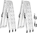 MAXIVMAN 7.5 ft Aluminum Loading Ramps for Pickup Trucks - Foldable