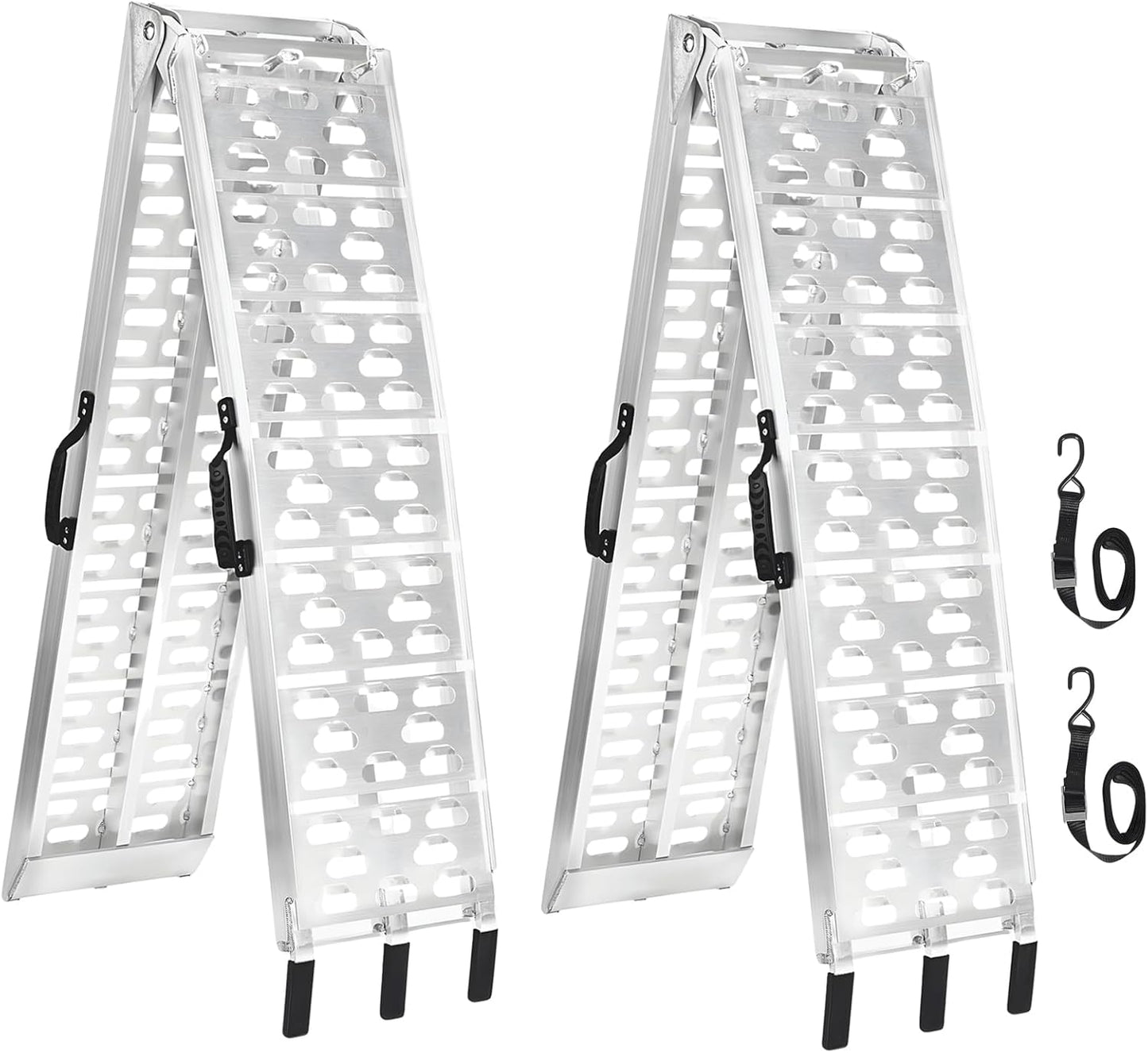 MAXIVMAN 7.5 FT Aluminum Loading Ramps for Safe Vehicle Loading