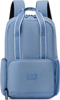 Carefree Carry Laptop Travel Backpack Zinc Blue - Organized