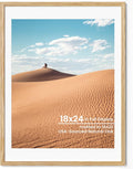 Natural Oak 18x24 Picture Frame for Stylish Wall Art Display
