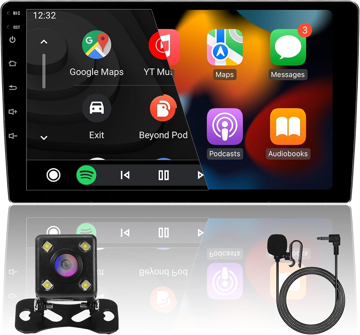 10inch Android Car Radio with Full Touch Screen & GPS Navigation