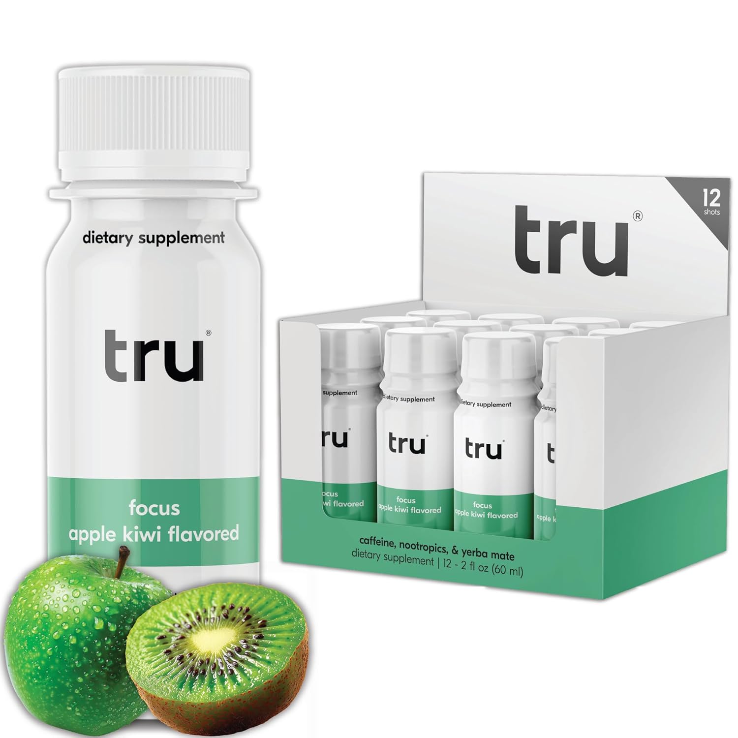Tru Focus Shots: Nootropic Energy Drink for Clean Energy