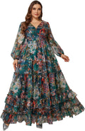 Plus Size Womens Floral Print Maxi Dress for Every Occasion