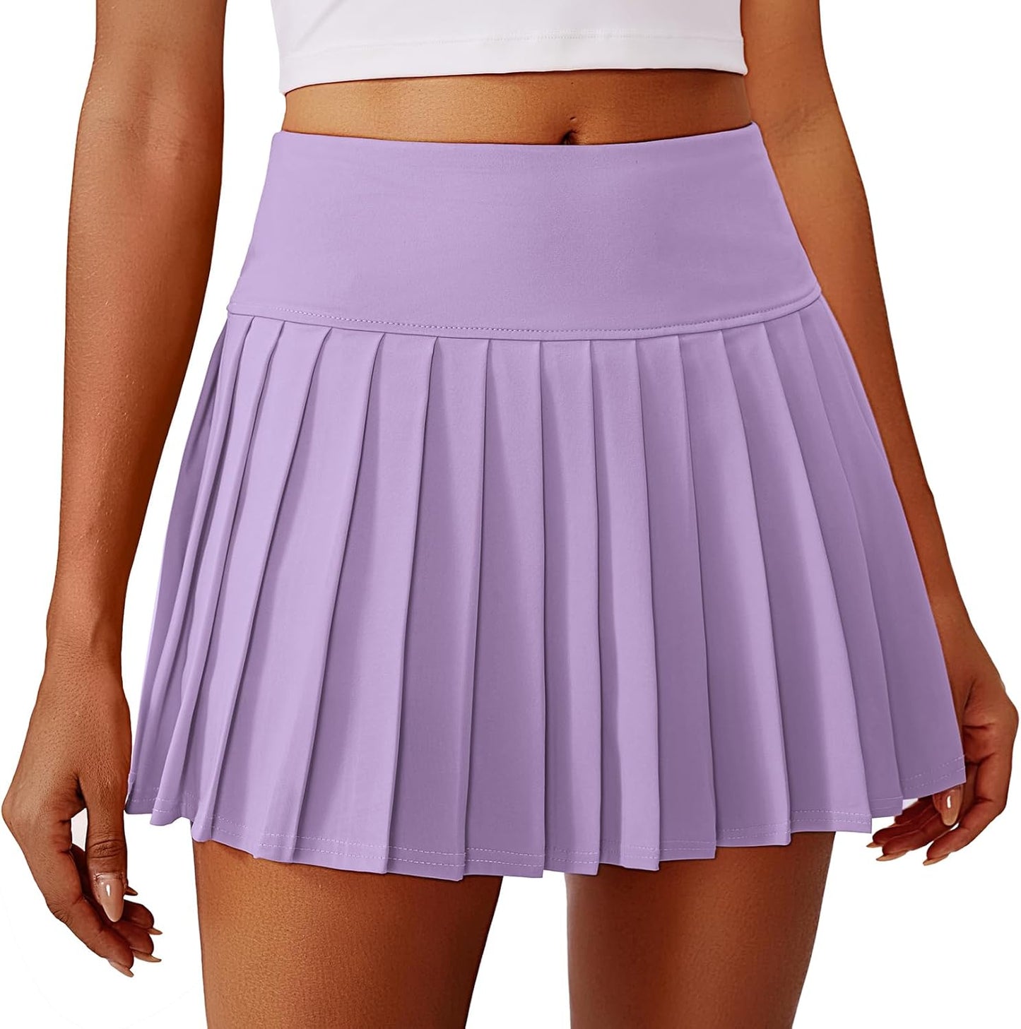 Pleated Tennis Skirts for Women with High Waist Tummy Control