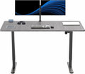 60 x 30 in Electric Stand Up Desk with Dark Gray Top - Smooth Lift