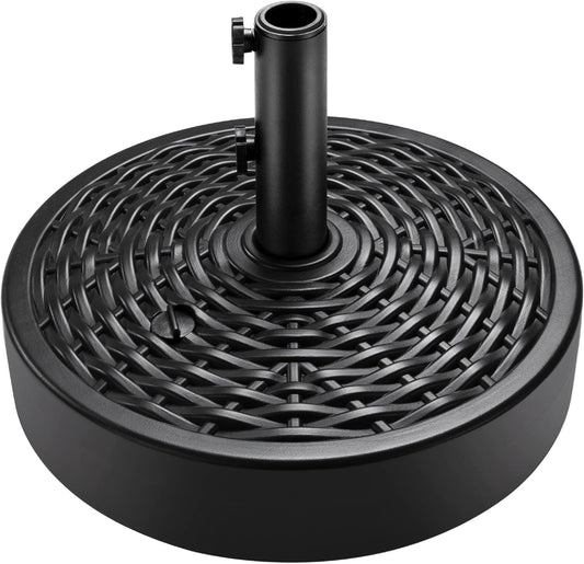 Fillable Umbrella Base Stand for Outdoor Use with 55lbs Capacity