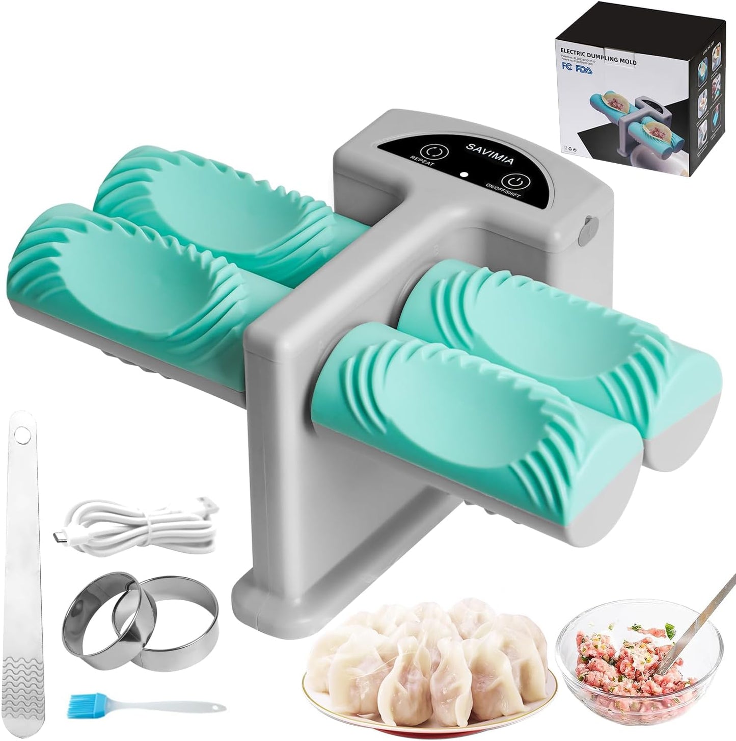 SAVIMIA Electric Dumpling Maker: Rapid Forming!