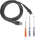 Compatible Nuance Dragon PowerMic III Microphone 9ft Straight Cable