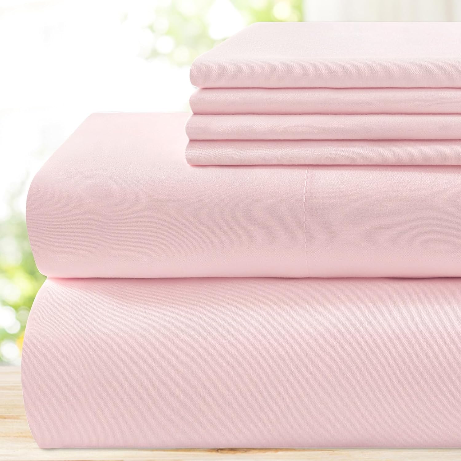 BYSURE King Bed Sheets Set - Super Soft 1800 Thread Count Microfiber