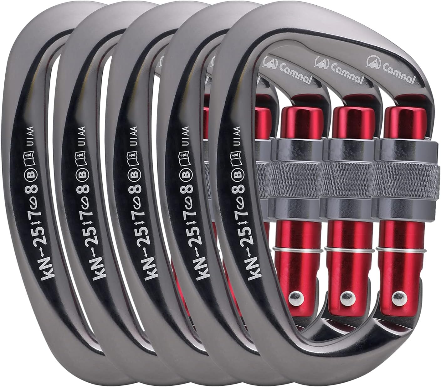 Heavy Duty Carabiner UIAA Certified Locking Carabiner 25KN