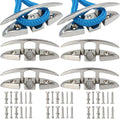 316 Stainless Steel Boat Folding Cleats for Dock and Deck Use
