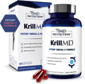 KrillMD Antarctic Krill Oil Omega-3 Supplement - Joint & Heart Support