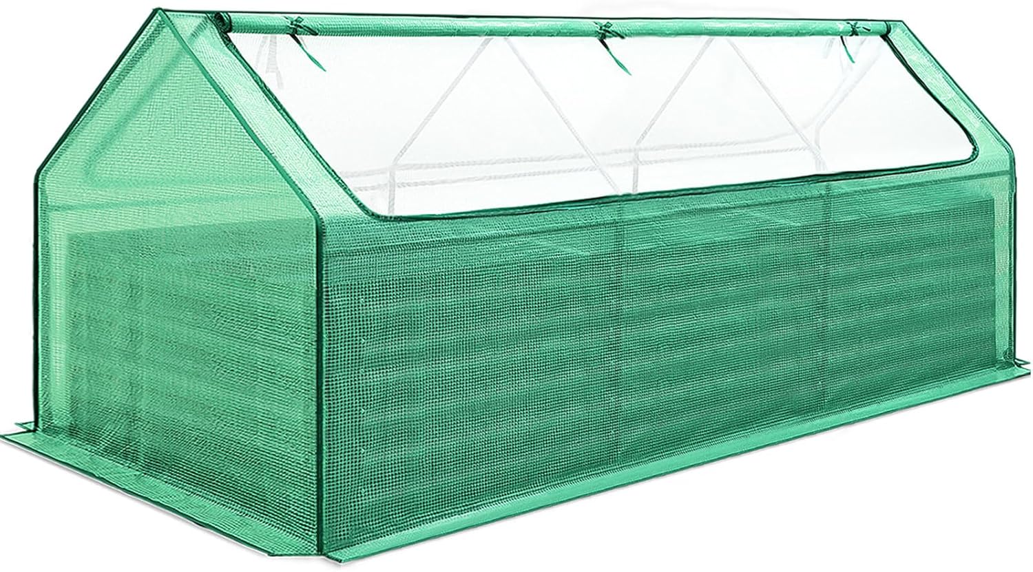 Quictent Raised Garden Bed for Vegetables with Cover 8x4x2 ft