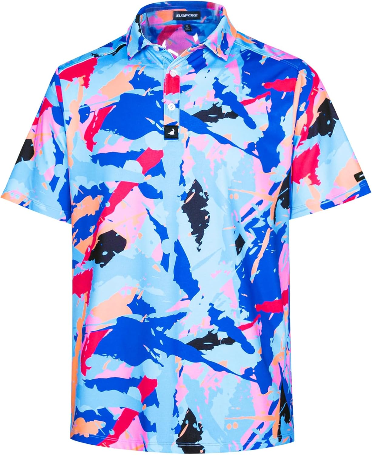 Moisture-Wicking Men's Golf Shirt by SURF CUZ