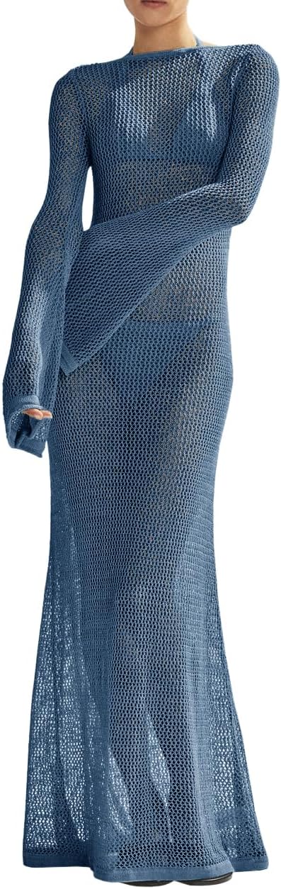 Saodimallsu Womens Crochet Cover Ups for Beach and Pool Fun