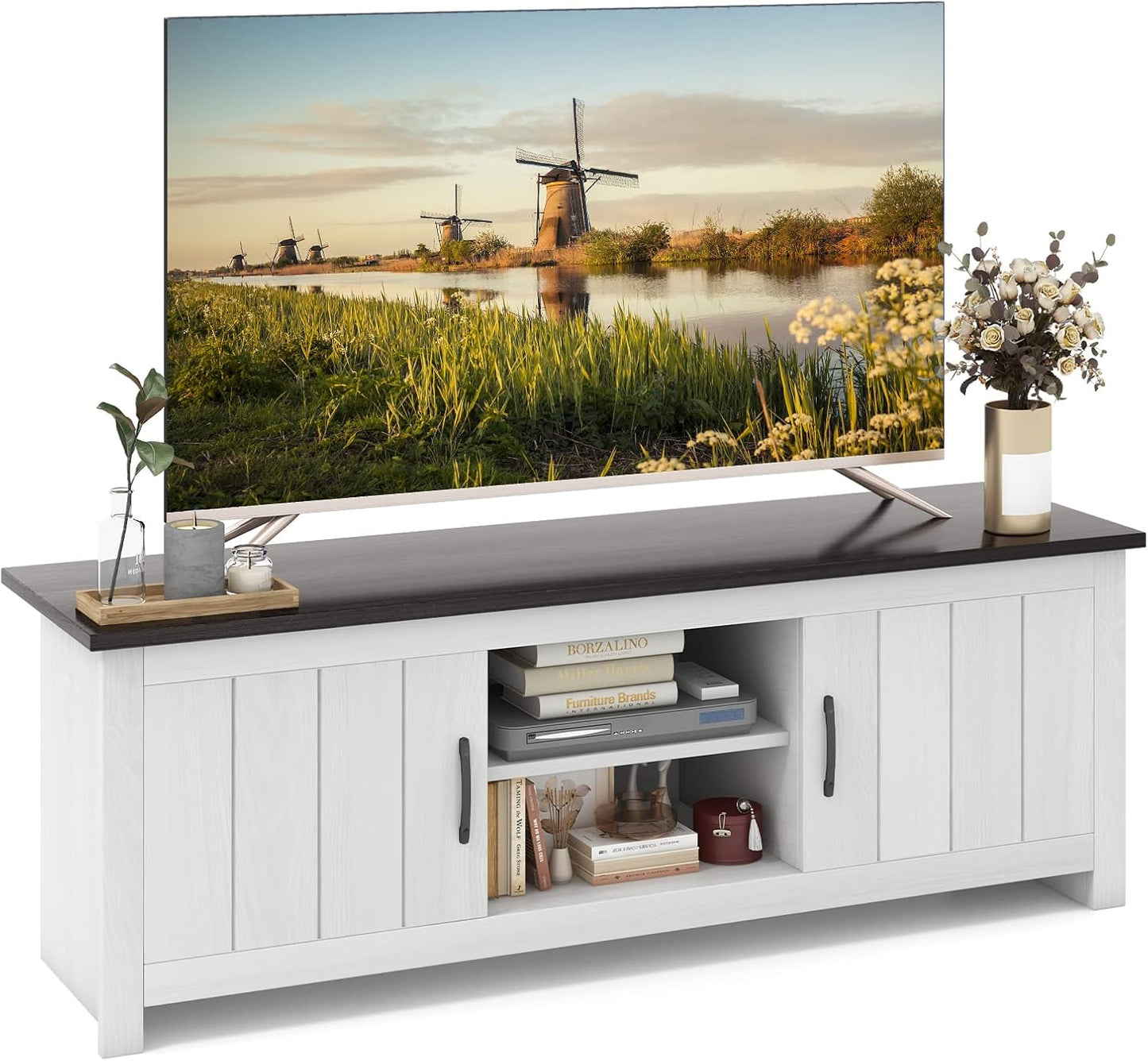 Tangkula TV Stand: Organize with Style!
