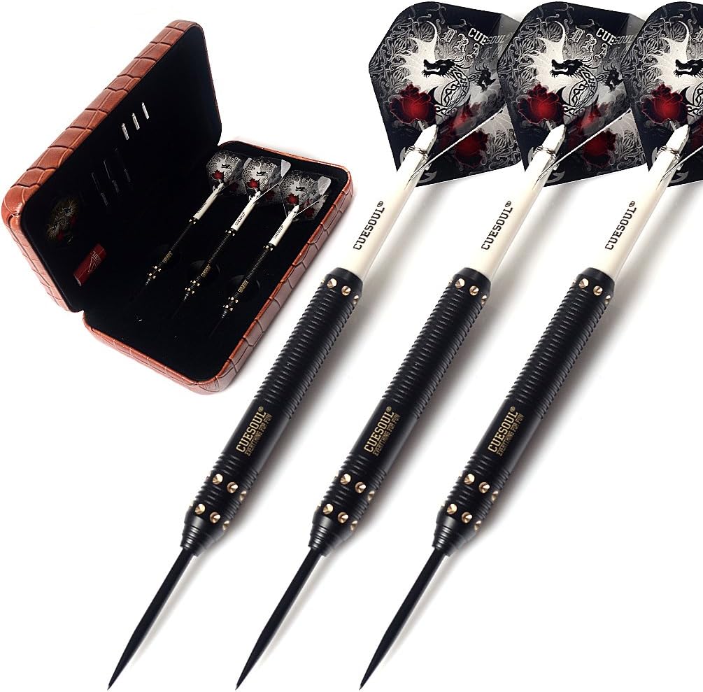 CUESOUL Dragon Professional Steel Tip Dart Set for Champions