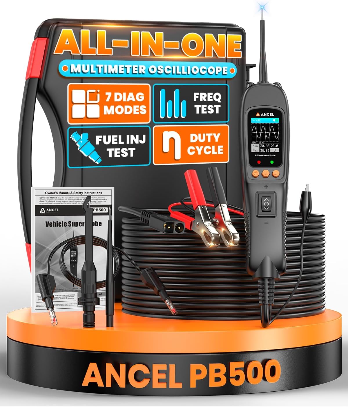 ANCEL PB500 Automotive Power Circuit Probe Tester Kit Review