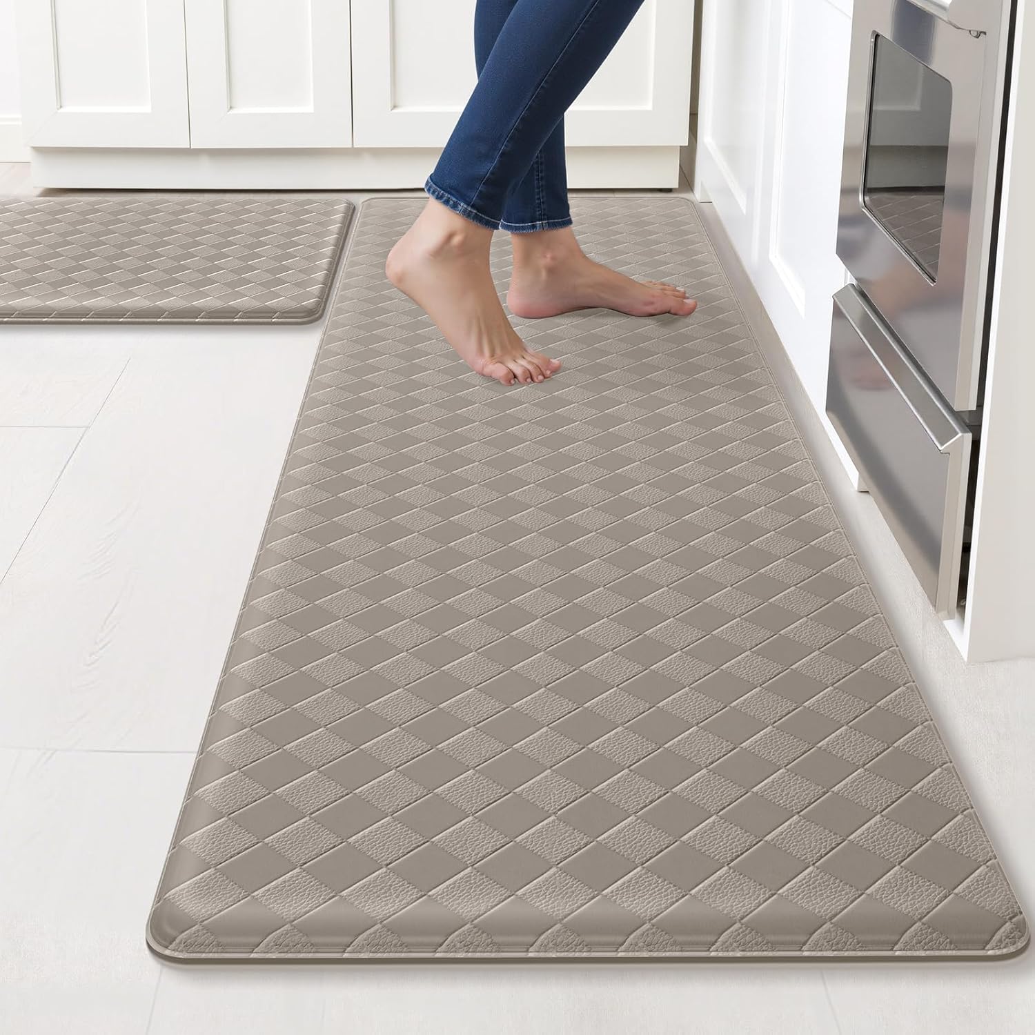 Cushioned Anti Fatigue Kitchen Mats for Comfort and Safety