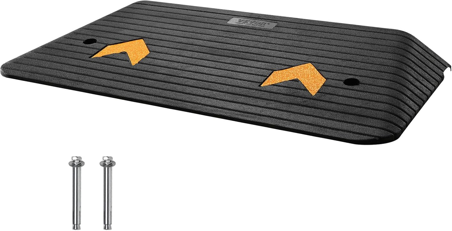 VEVOR 3in Rise Rubber Threshold Ramp for Easy Doorway Access
