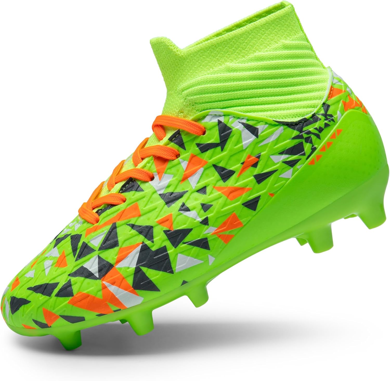 DREAM PAIRS Boys Football Cleats for Youth High Top Soccer