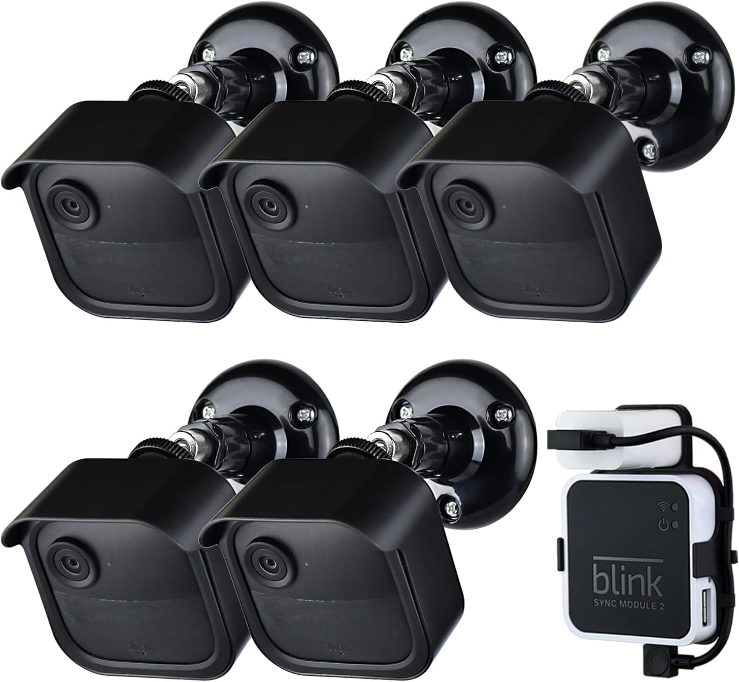 Secure Blink Camera 5PACK Mount Bundle