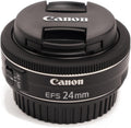 Canon EF-S 24mm f/2.8 STM Lens - Compact Wide Prime for Travel