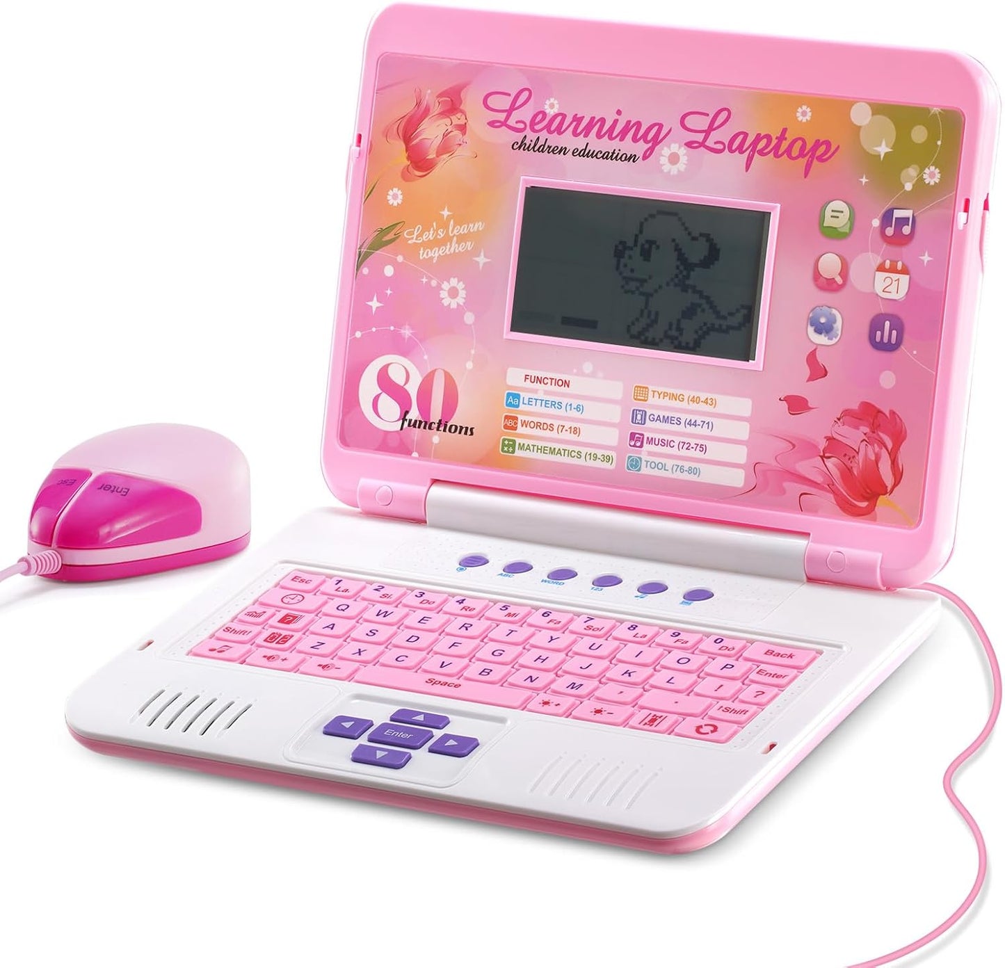 LESHITIAN Kids Laptop - 80 Educational Activities!