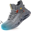 LAoutun Steel Toe Work Shoes for Men Women - Comfortable Lightweight