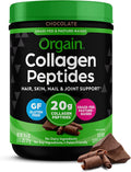Orgain Hydrolyzed Collagen Peptides Powder Chocolate - Hair, Skin