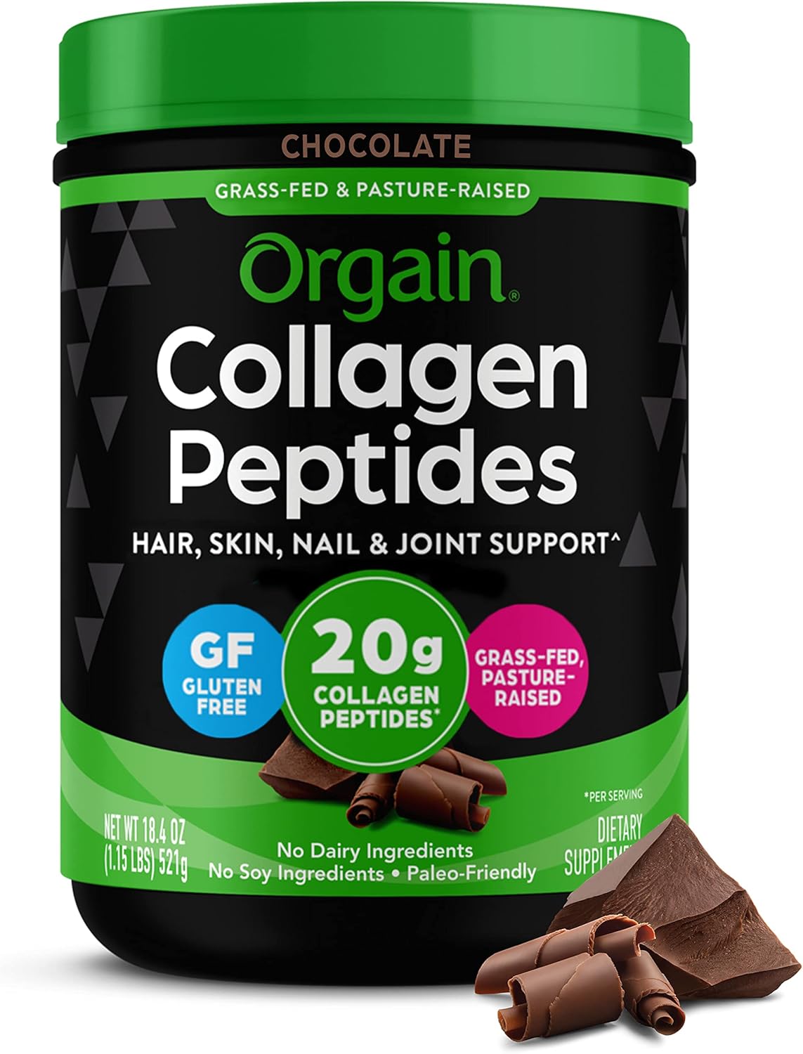 Orgain Hydrolyzed Collagen Peptides Powder for Hair and Skin