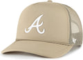47 Brand Khaki MLB Foam Trucker Snapback Hat - Classic Team Look